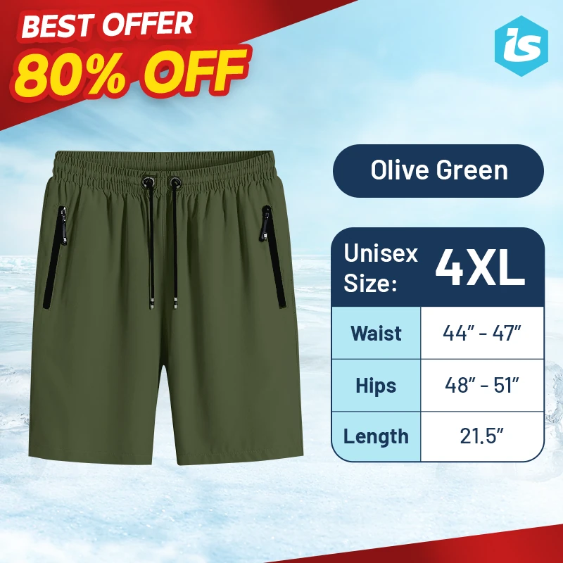 Icy Shorts - Last day 80% OFF - Unisex Ice Silk Stretch Quick-Dry Shorts