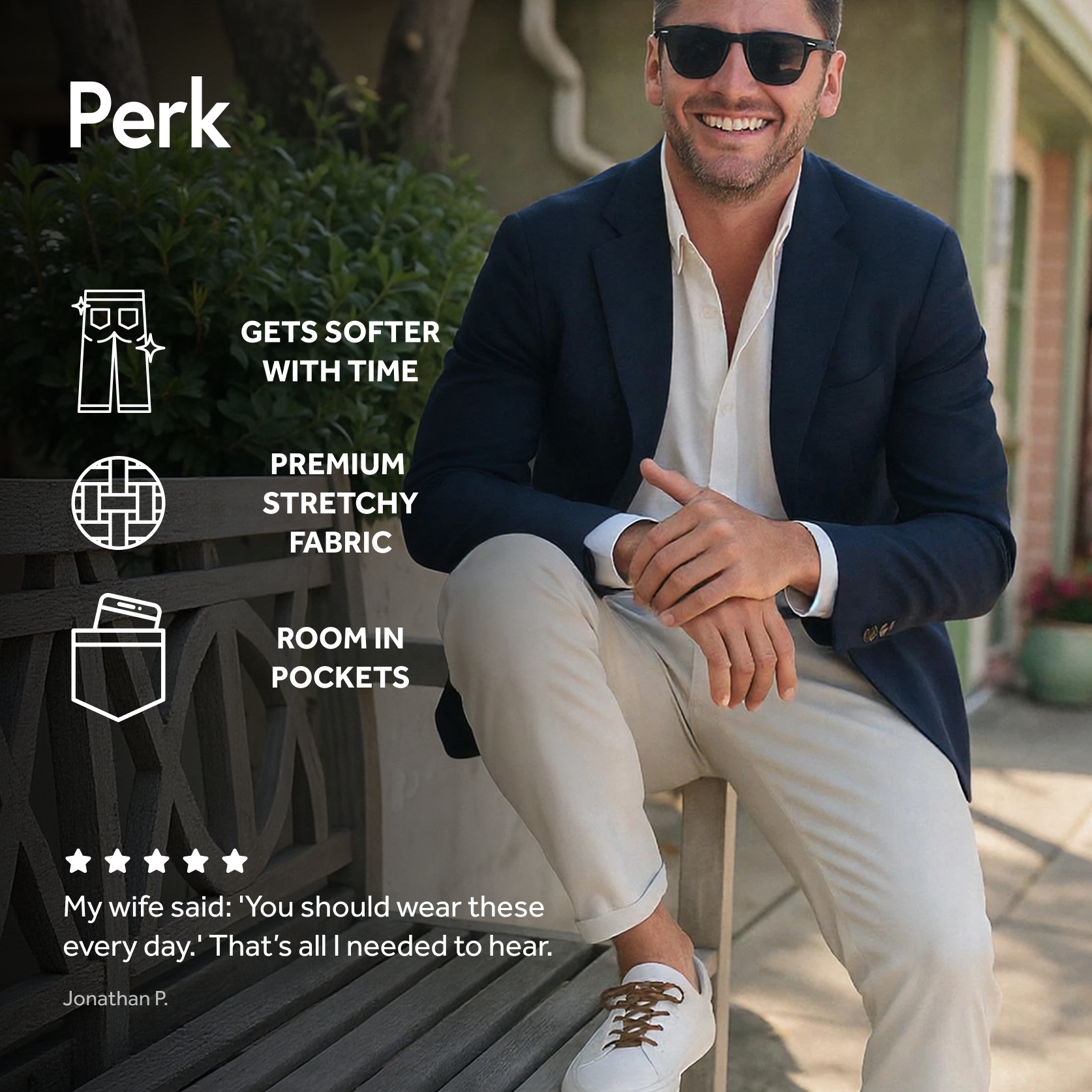 Feel Good Light Khaki Chinos