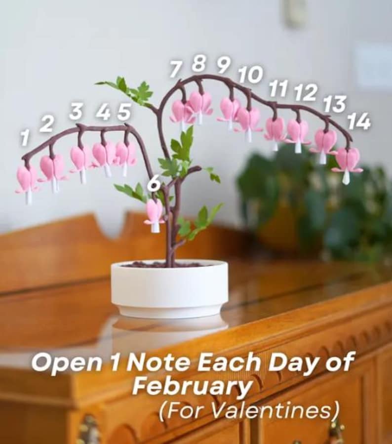 3D Printed Bleeding Hearts Jewelry Box – Unique Organizer for Jewelry or Keepsakes