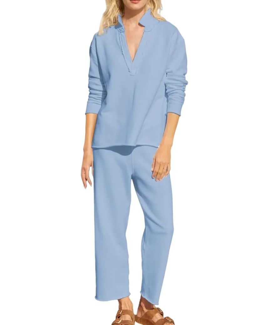 Women Tracksuits 2 Piece Set Pullover Sweatshirt