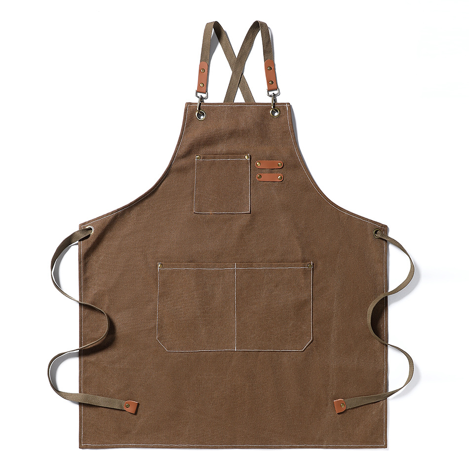 Canvas Cross Back Apron