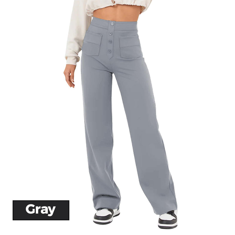 Buy 2 FREE SHIPPING & Get 10% OFFHigh Waisted Elastic Casual Pants