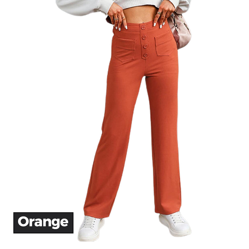 Buy 2 FREE SHIPPING & Get 10% OFFHigh Waisted Elastic Casual Pants