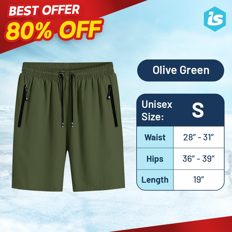 Icy Shorts - Last day 80% OFF - Unisex Ice Silk Stretch Quick-Dry Shorts
