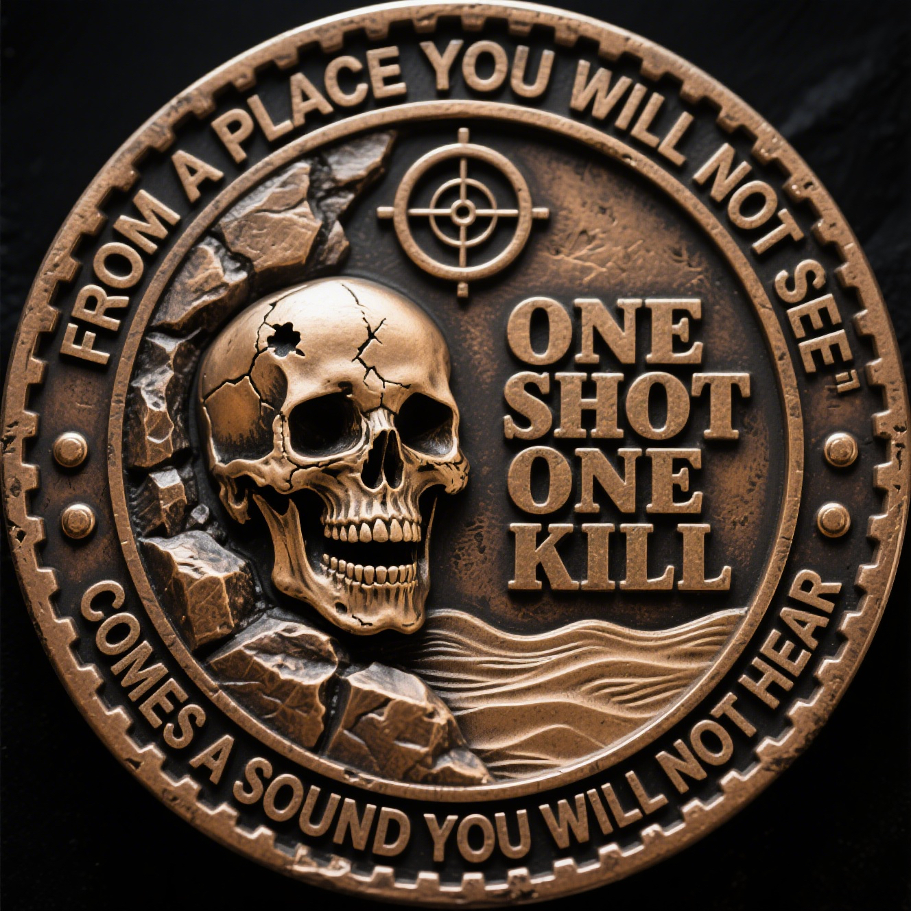 Sniper Legend Challenge Coin - The Ultimate One Shot One Kill & Hunt Down Token 🎯