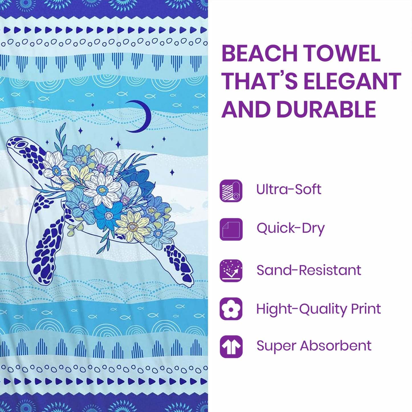 Sandy Coast Beach Towel