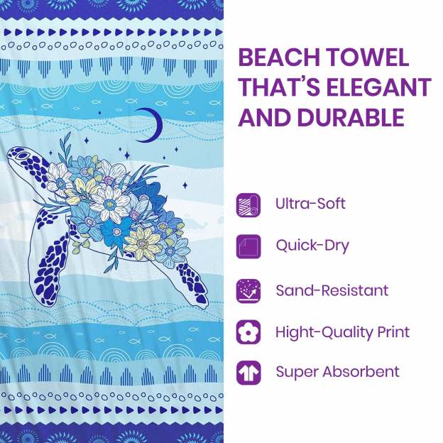 Sandy Coast Beach Towel