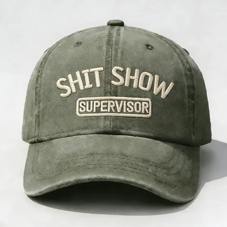 Shit Show Supervisor Embroidery Cap