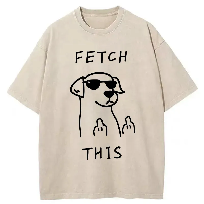 Rebellious Dog Washed T-Shirt