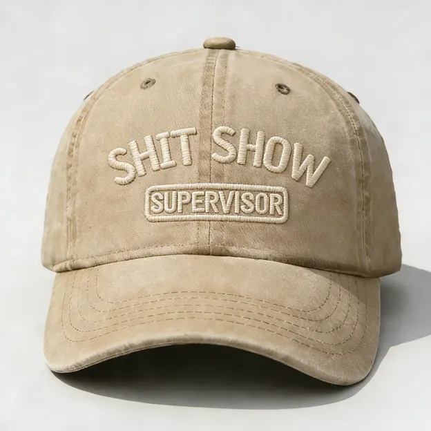 Shit Show Supervisor Embroidery Cap