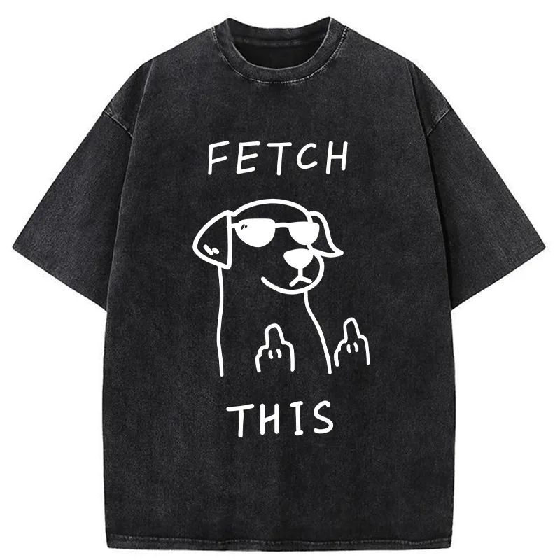 Rebellious Dog Washed T-Shirt