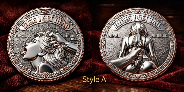 “Heads I Get Tails / Tails I Get Head” Challenge Coin Set