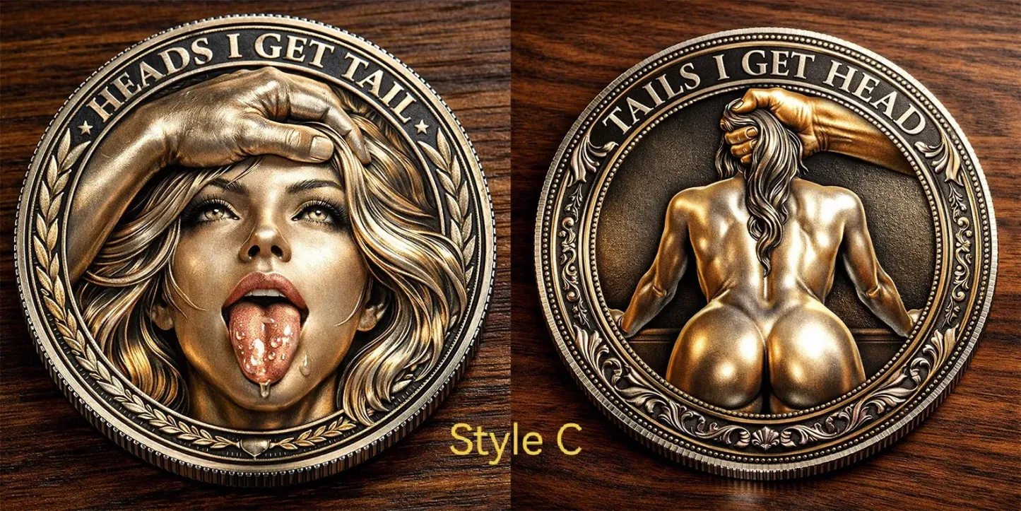 “Heads I Get Tails / Tails I Get Head” Challenge Coin Set