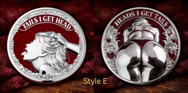 “Heads I Get Tails / Tails I Get Head” Challenge Coin Set