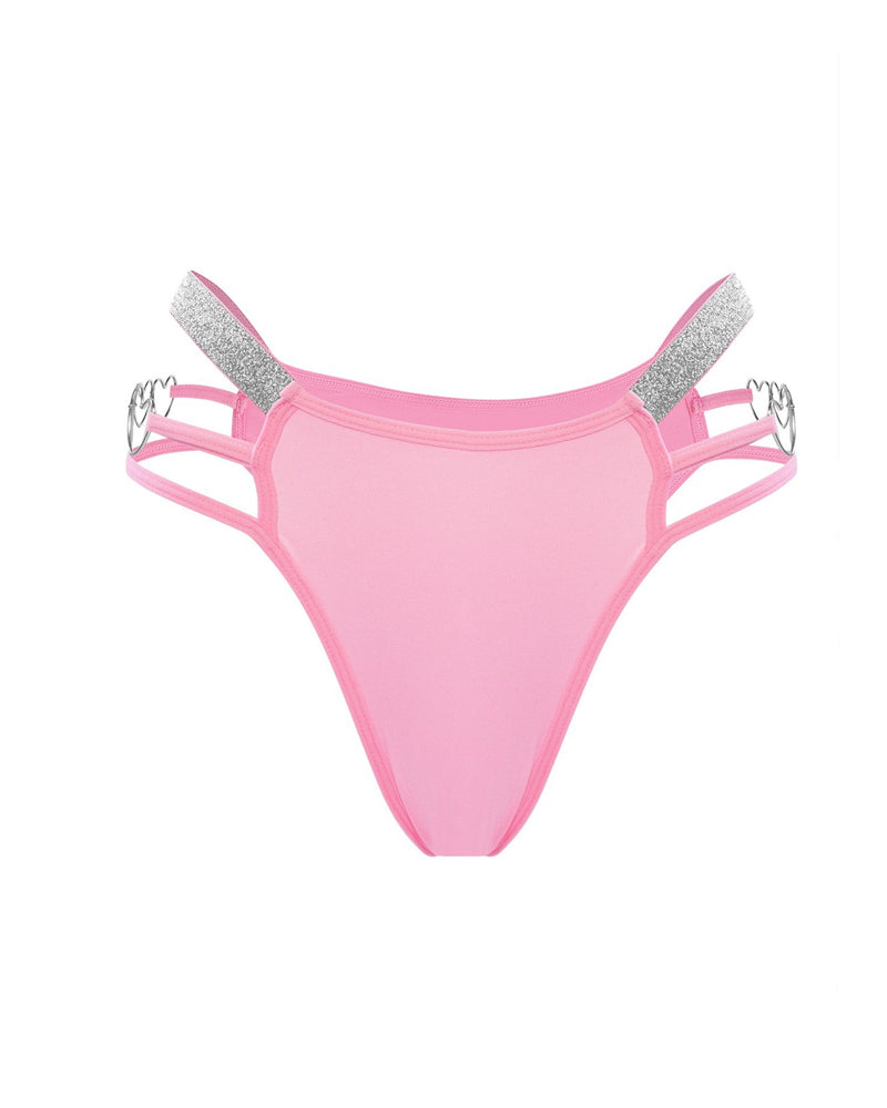 Sexy Heart-shaped Chain Soft Breathable Panties