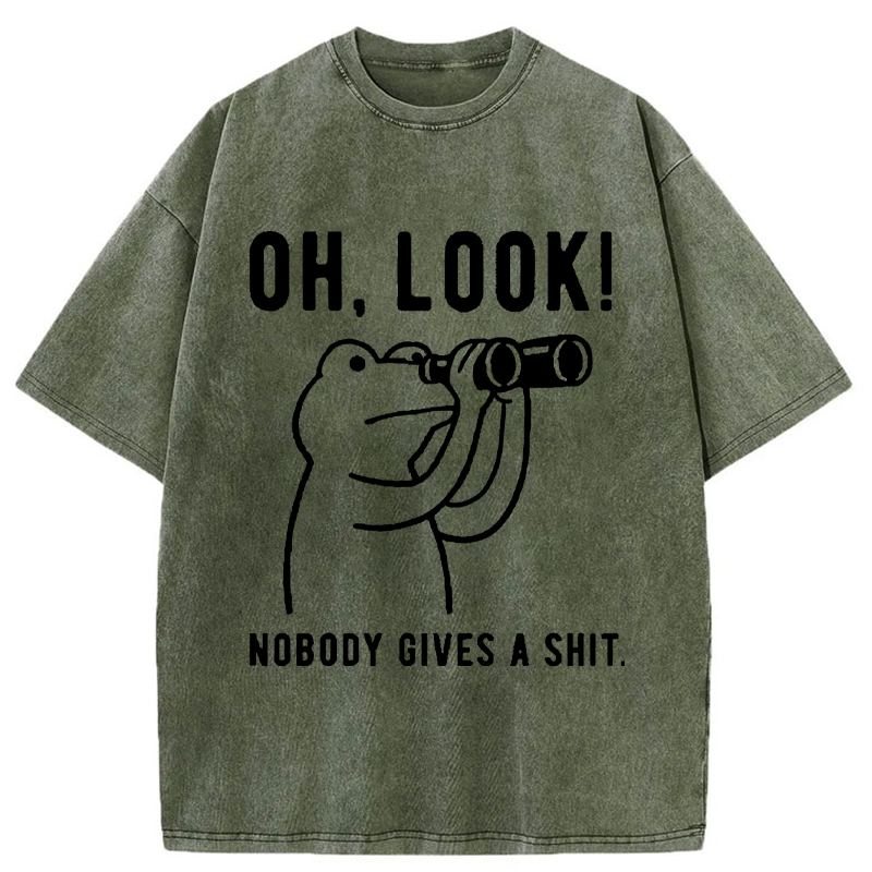 Frog of Indifference Washed T-Shirt