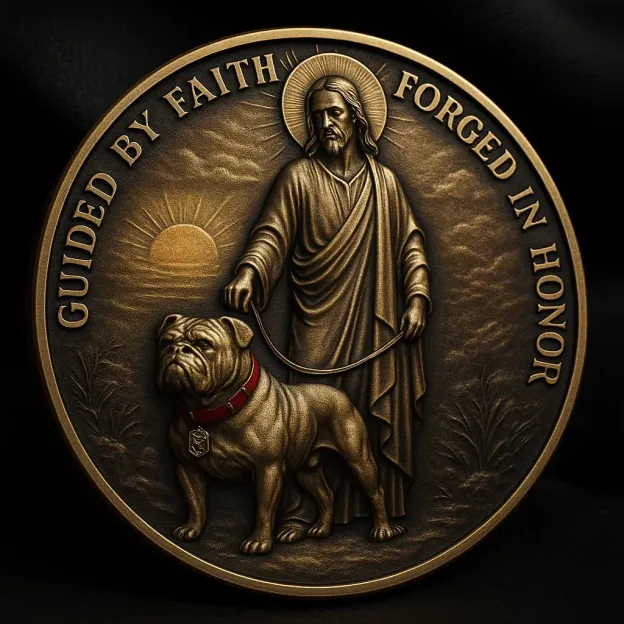 🦅“Devil Dog – Guided by Faith” Commemorative Coin