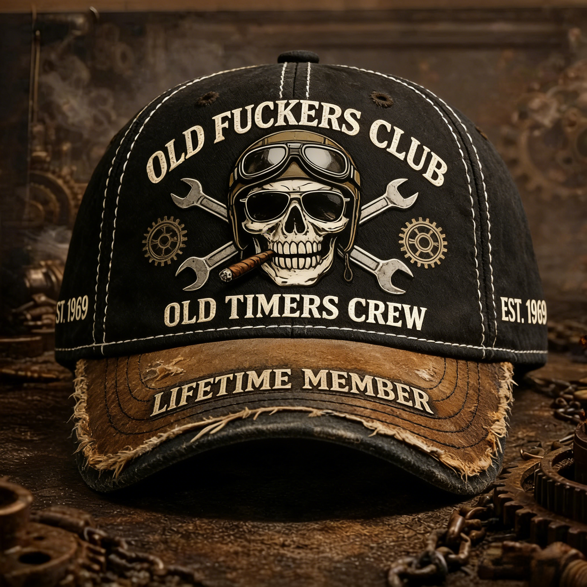 🧢Old Fuckers Club – Lifetime Member Cap