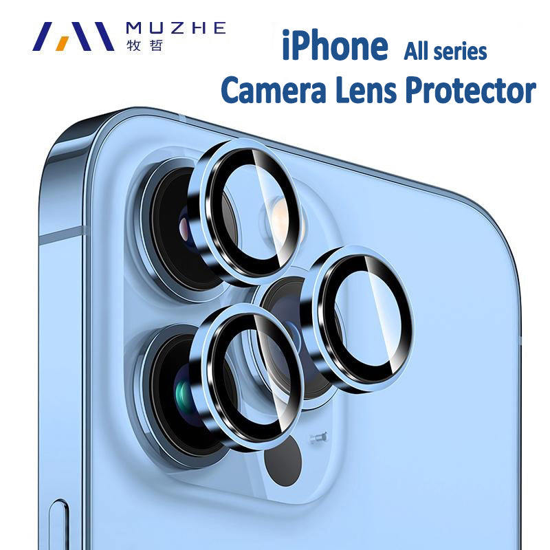 Camera Lens Protector for iPhone 14 13 12 11 Pro Max, 9H Hardness, Ultra HD, Anti-Scratch Screen Protector, Easy to Install, Case Friendly