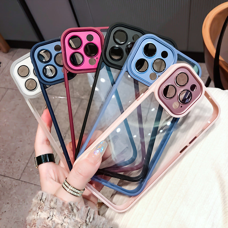 Clear Color Lens Protective Phone Case