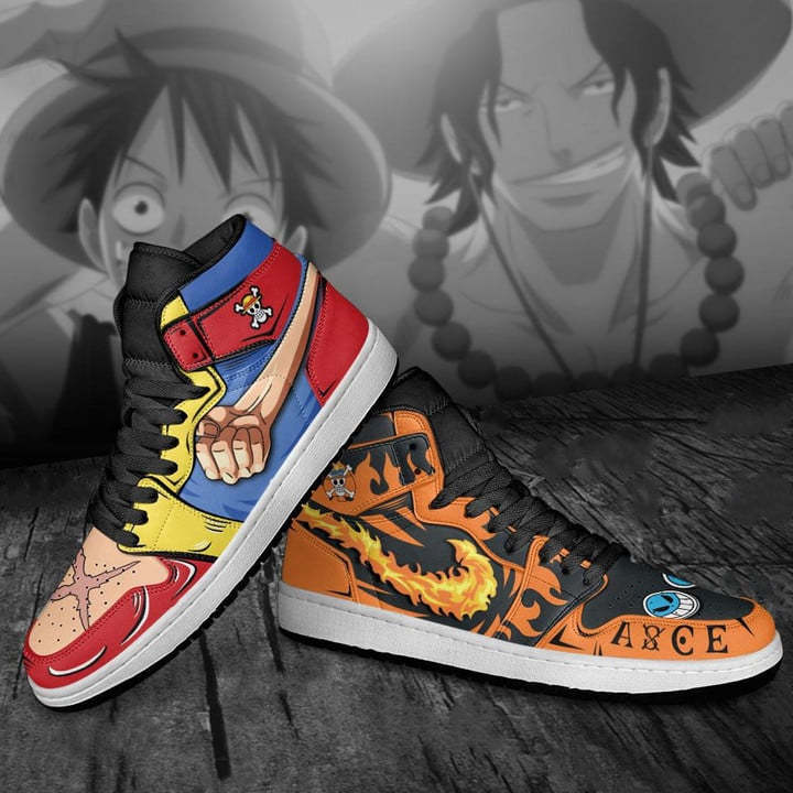 Chaussures - One Piece Luffy & Ace J1-AstyleStore