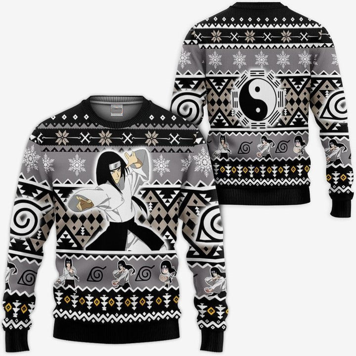 Ugly Christmas Sweater - Naruto Neji-AstyleStore