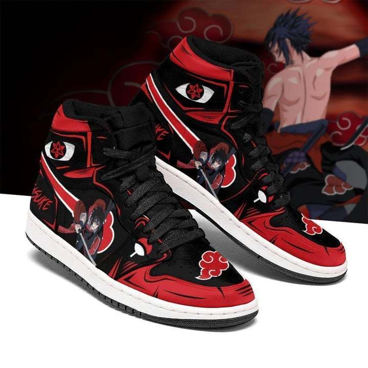 Chaussures - Naruto Akatsuki Sasuke J1-AstyleStore
