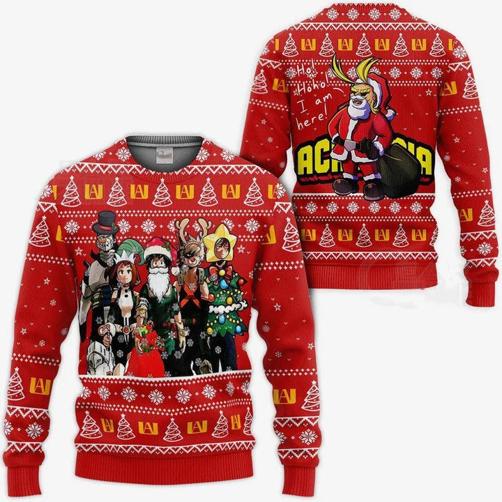 Ugly Christmas Sweater - My Hero Academia-AstyleStore