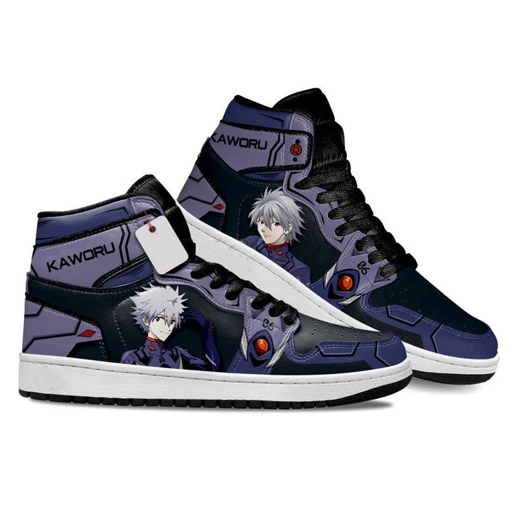 Sneakers - Neon Genesis Evangelion Nagisa Kaworu J1-AstyleStore