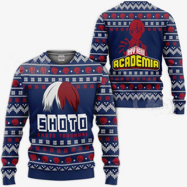 My hero 2024 academia christmas sweater