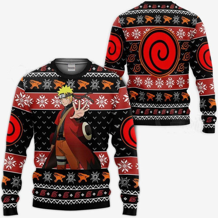 Ugly Christmas Sweater - Naruto Sage-AstyleStore