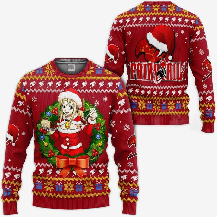 Ugly Christmas Sweater - Fairy Tail Lucy-AstyleStore