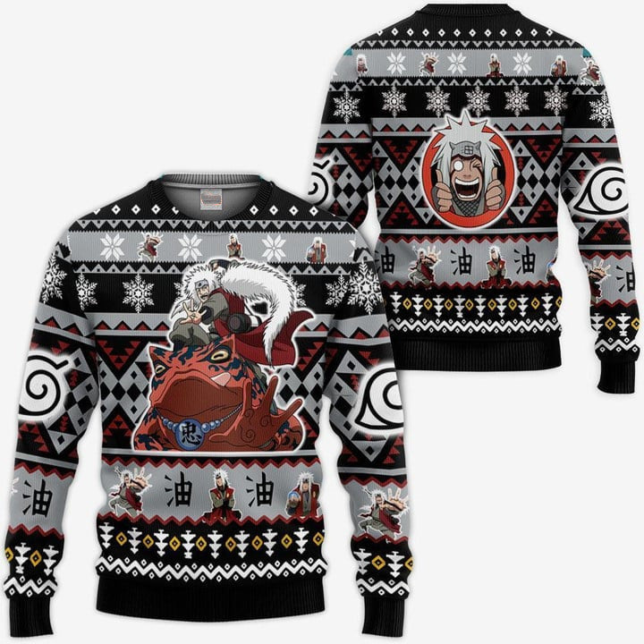 Ugly Christmas Sweater - Naruto Jiraiya-AstyleStore