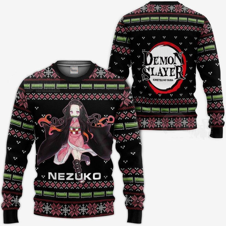 Ugly Sweater Christmas - Demon Slayer Nezuko-AstyleStore