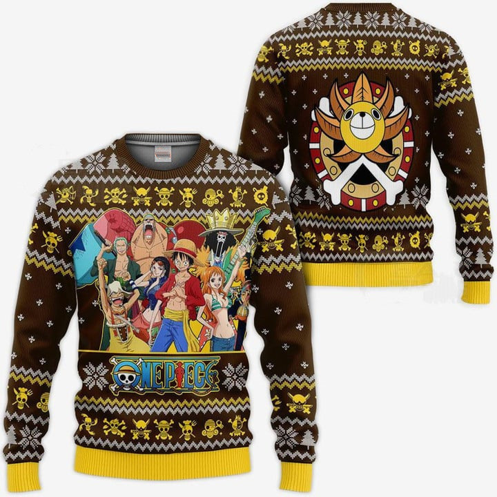 Ugly Christmas Sweater - One Piece Straw Hat Pirates-AstyleStore