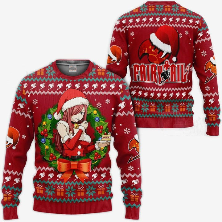 Ugly Christmas Sweater - Fairy Tail Erza-AstyleStore