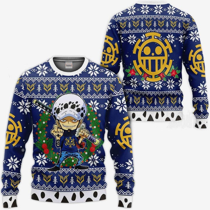Ugly Christmas Sweater - One Piece Law-AstyleStore