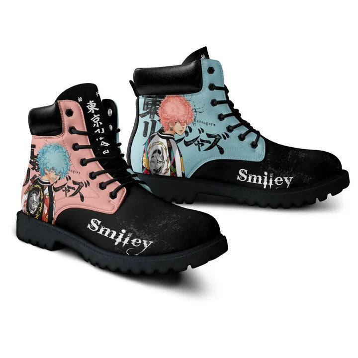 Boots - Tokyo Revengers Smiley and Angry-AstyleStore