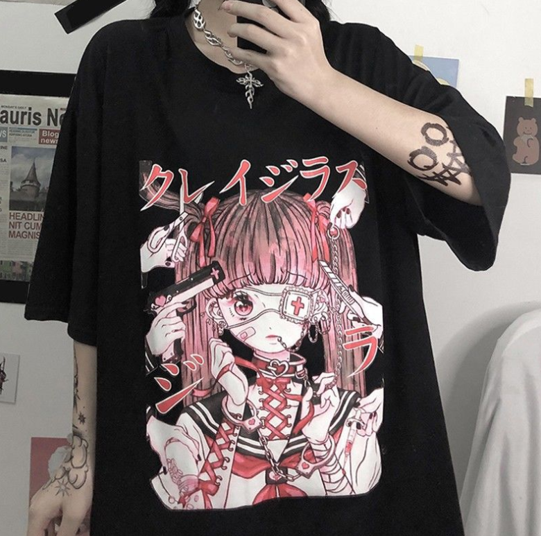 T-shirt oversize manga-AstyleStore