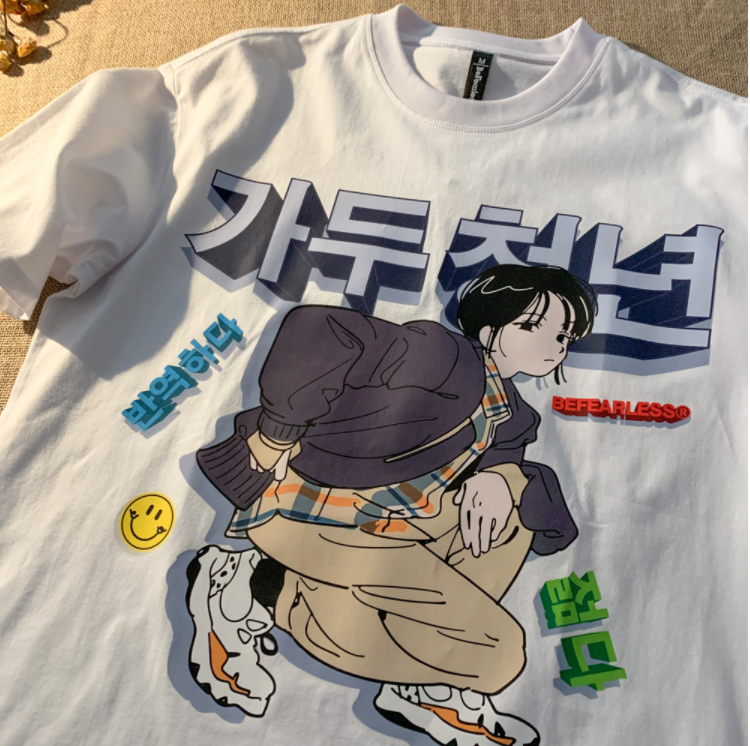 T shirt oversize Korean Fashion-AstyleStore
