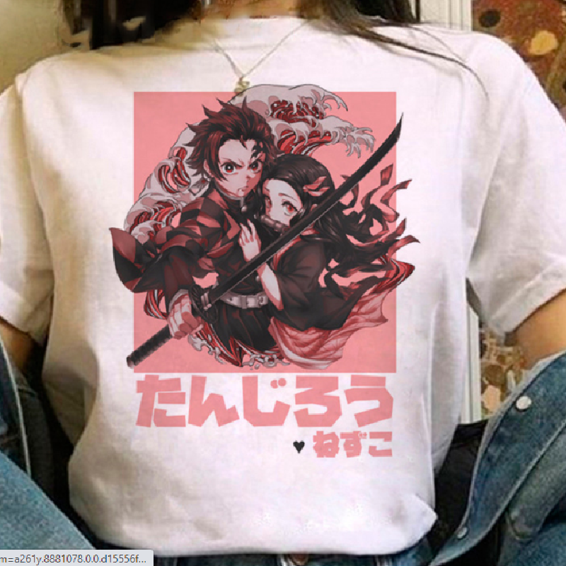 T shirt - Demon slayer Tanjiro&Nezuko-AstyleStore