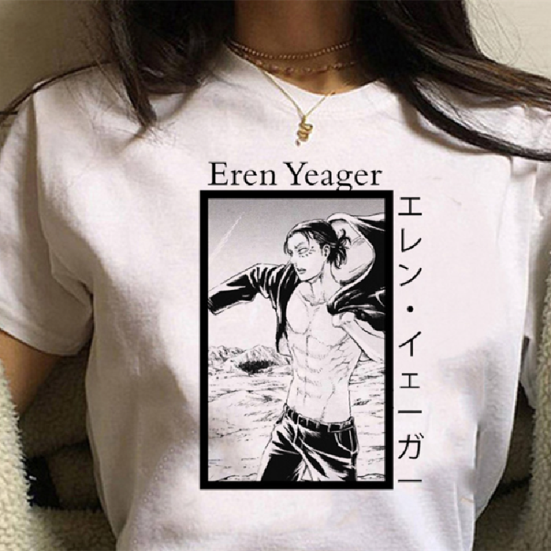 T shirt - Attack On Titan Eren Jaeger-AstyleStore