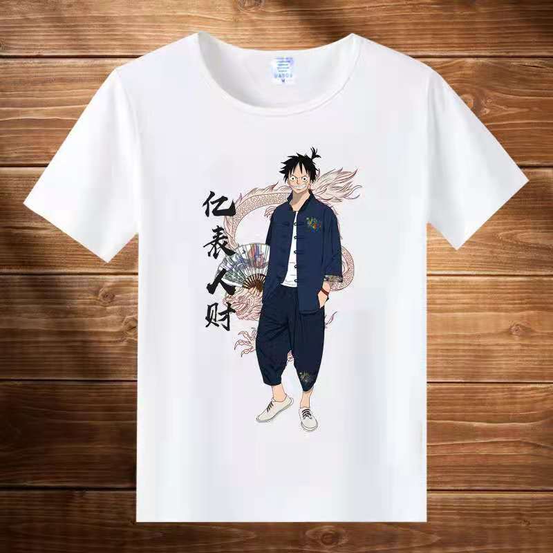 T shirt - One Piece Luffy streetwear-AstyleStore