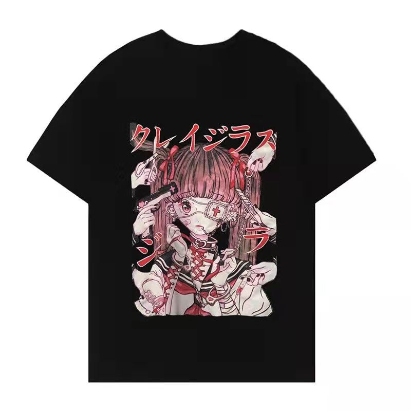T shirt oversize - Harajuku egirl japonais-AstyleStore