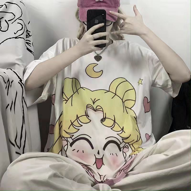 T shirt oversize - Sailor moon-AstyleStore