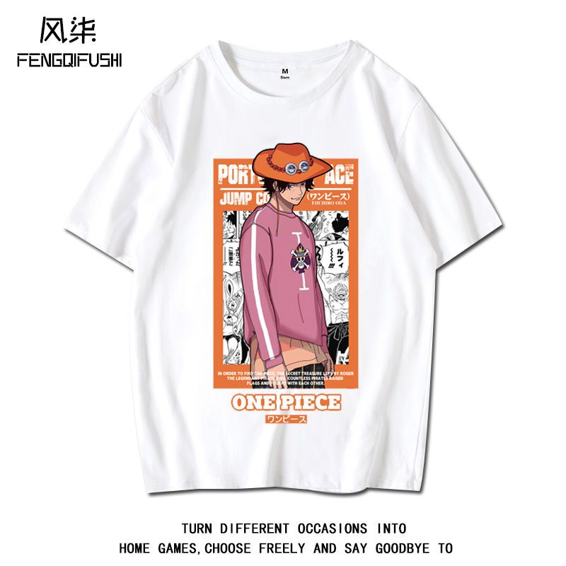 T shirt - One Piece Ace style-AstyleStore