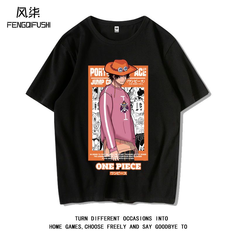 T shirt - One Piece Ace style-AstyleStore