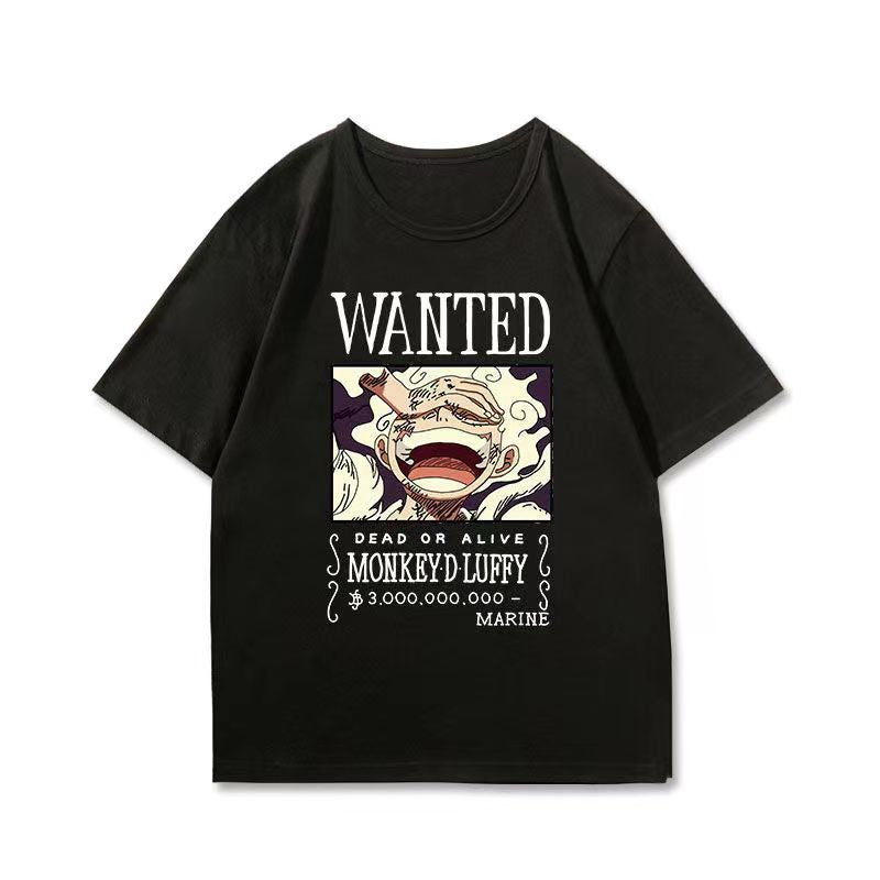 T-shirt - One Piece Luffy Wanted-AstyleStore