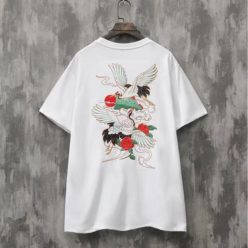 T-shirt Brodé - Cygogne 双鹤-AstyleStore