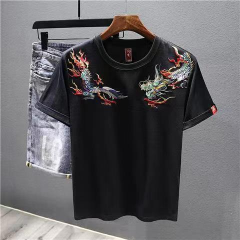 T-shirt Brodé - Dragon 龙-AstyleStore